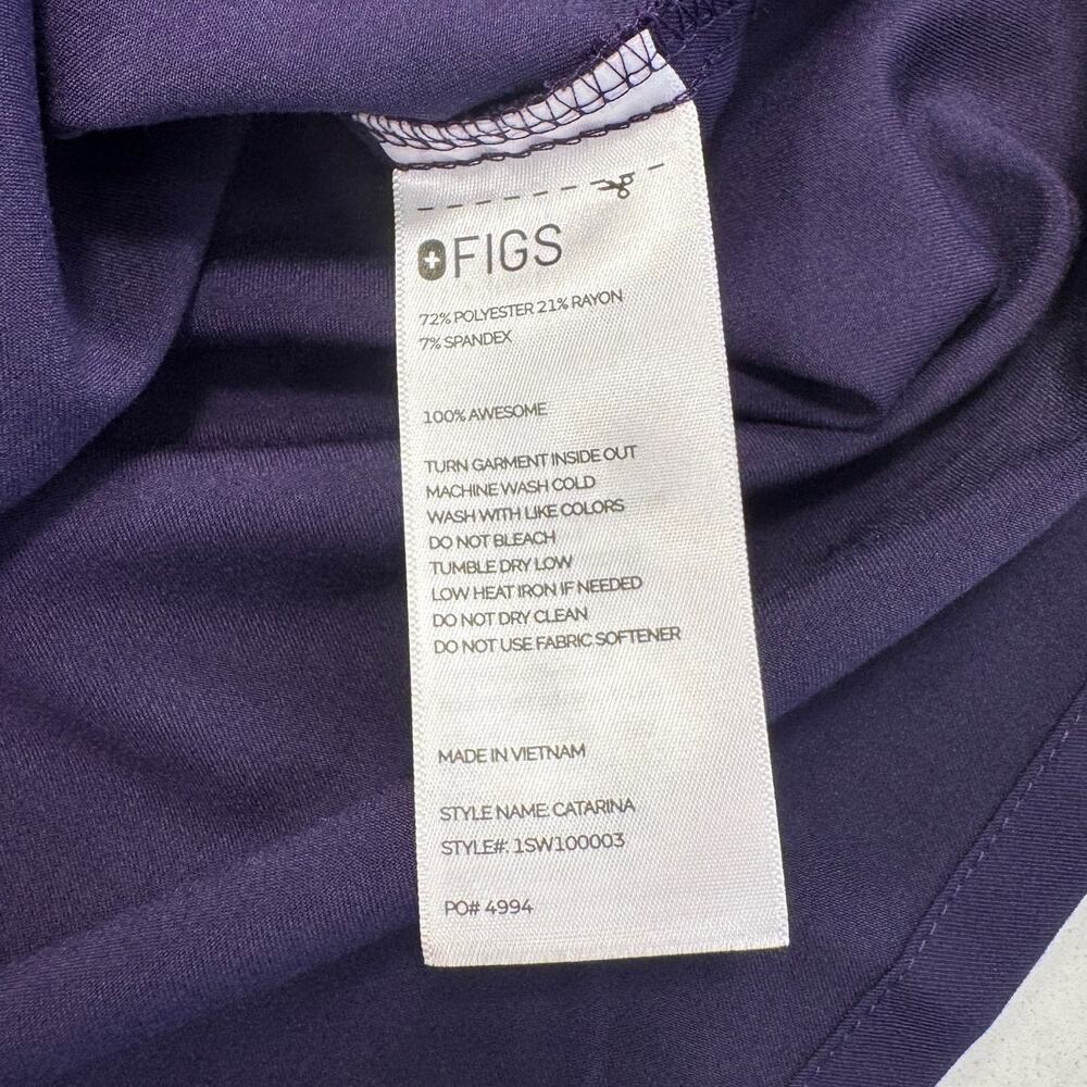 FIGS Catarina V-Neck Scrub Top Purple Jam (PO 4994) Women’s 3XL Rare LE Retired - Picture 8 of 11